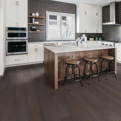 kitchen with hardwood floor